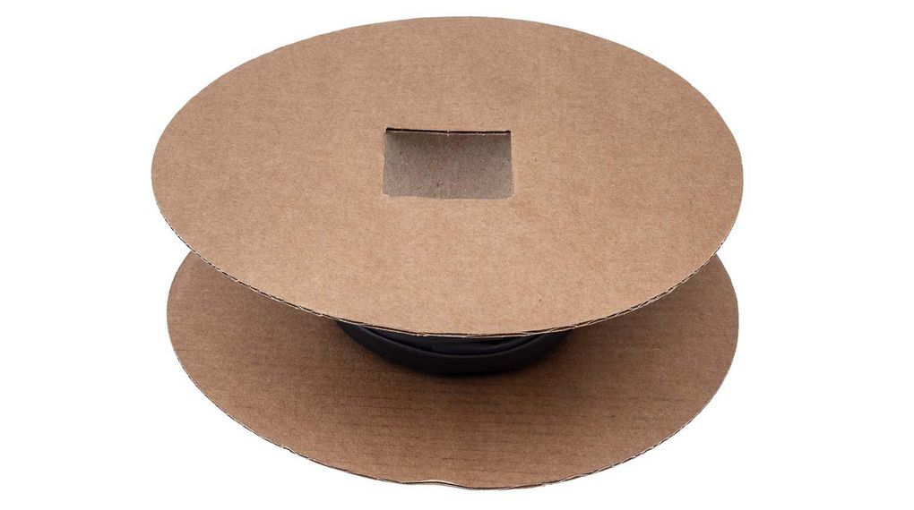 Schrumpfschläuche 2:1, 2.4 ... 5.21mm, Schwarz, Polyolefin, 9m
