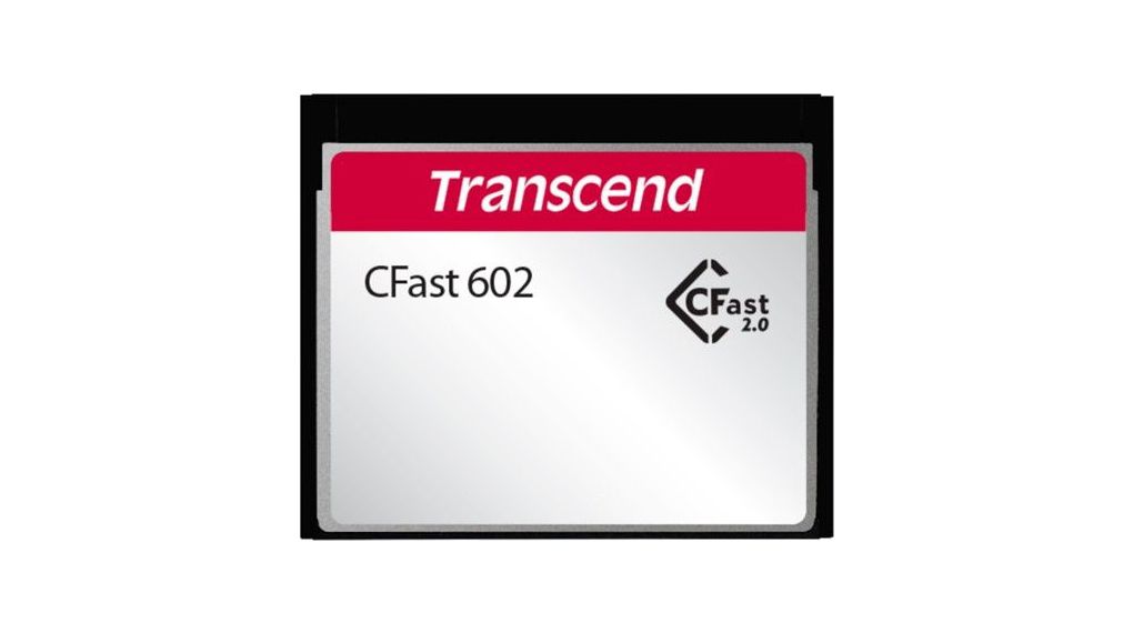 Memory Card, CFast, 32GB, 500MB/s, 350MB/s, Black / Silver