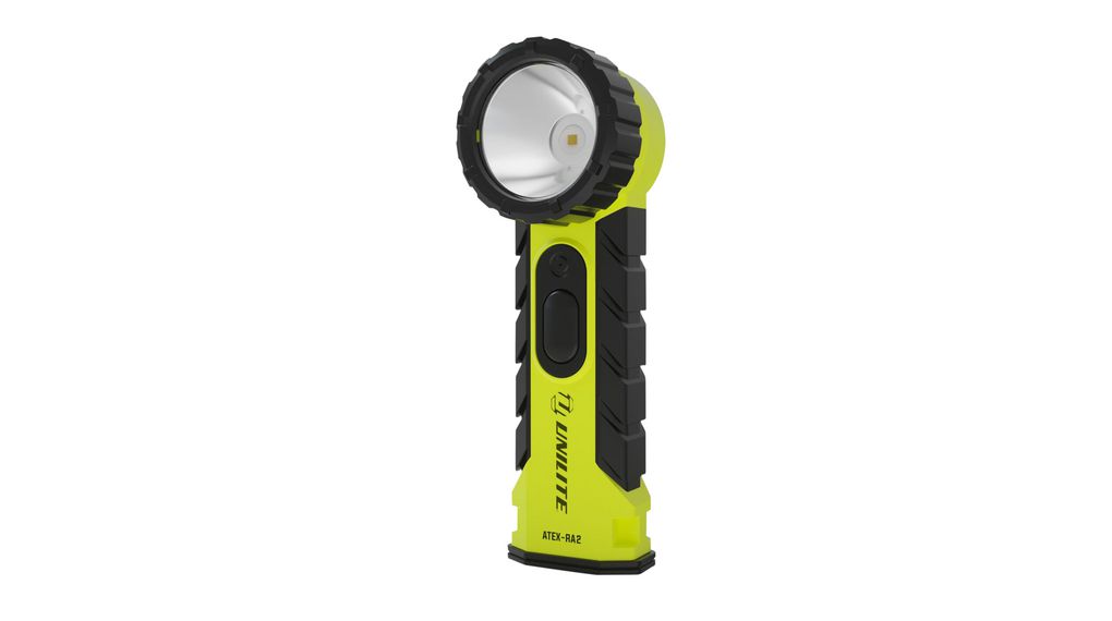 Torch, LED, 4x AA, 350lm, 288m, IP54, Black / Yellow
