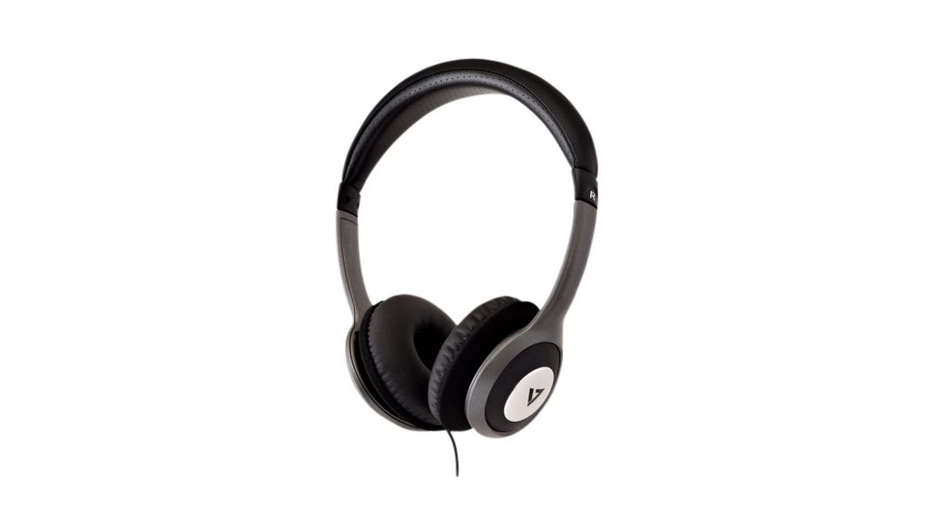 Słuchawki, Nauszne, Wtyk stereo jack 3,5 mm, Black / Grey