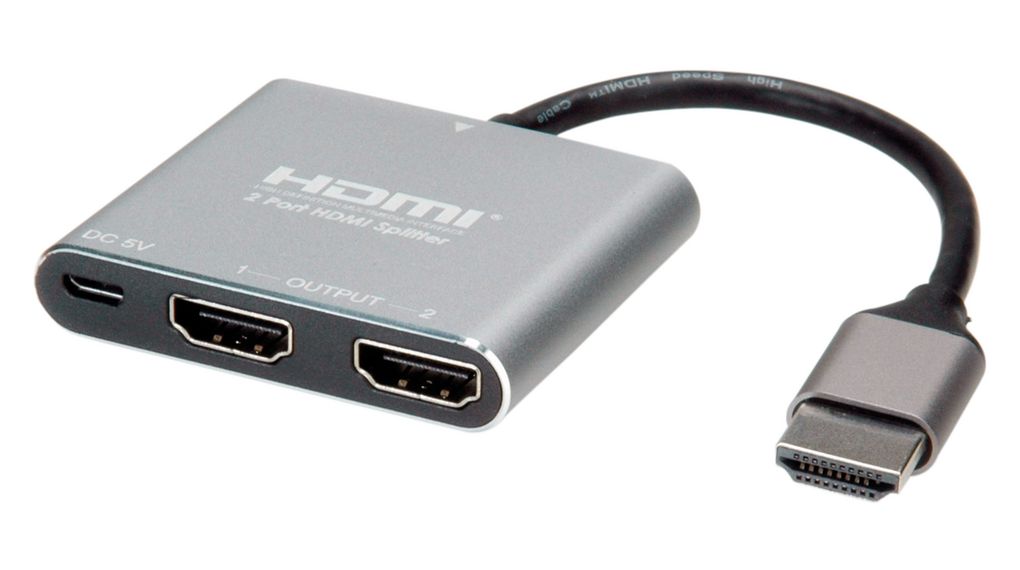 14.99.3585  Value HDMI Splitter, HDMI Plug - 2x HDMI Socket