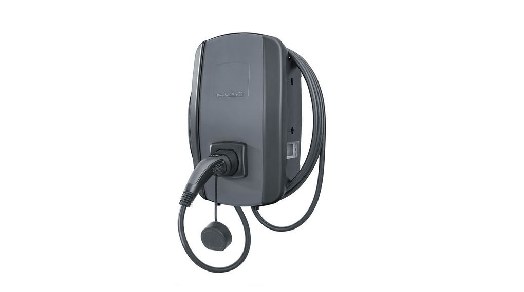 EV Charging Socket Outlet, Type 2, 22kW, 32A, 167x439x273mm