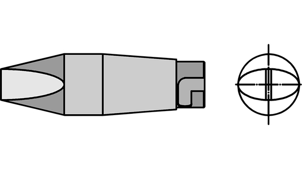 Soldering Tip HT series for LR82 and FE80 HT Chisel 46mm 7mm