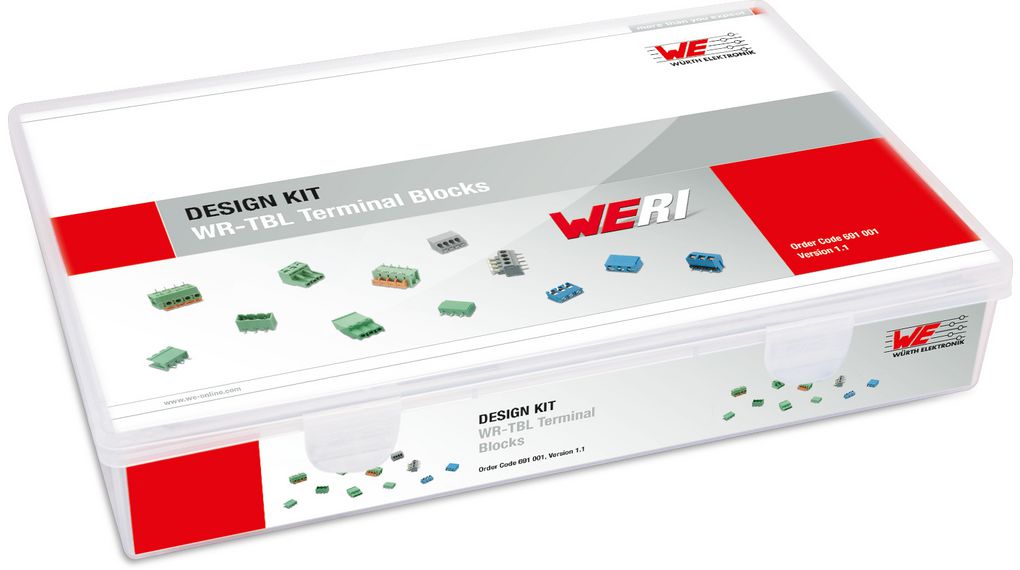 Terminal Blocks, Design Kit, 131 Items