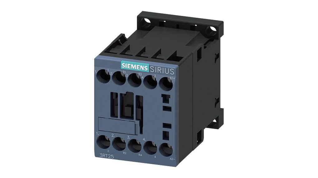 SIRIUS 3RT25 Contactor, 60 V dc Coil, 4-Pole, 12 A, 5.5 kW, 2NO + 2NC, 400 V