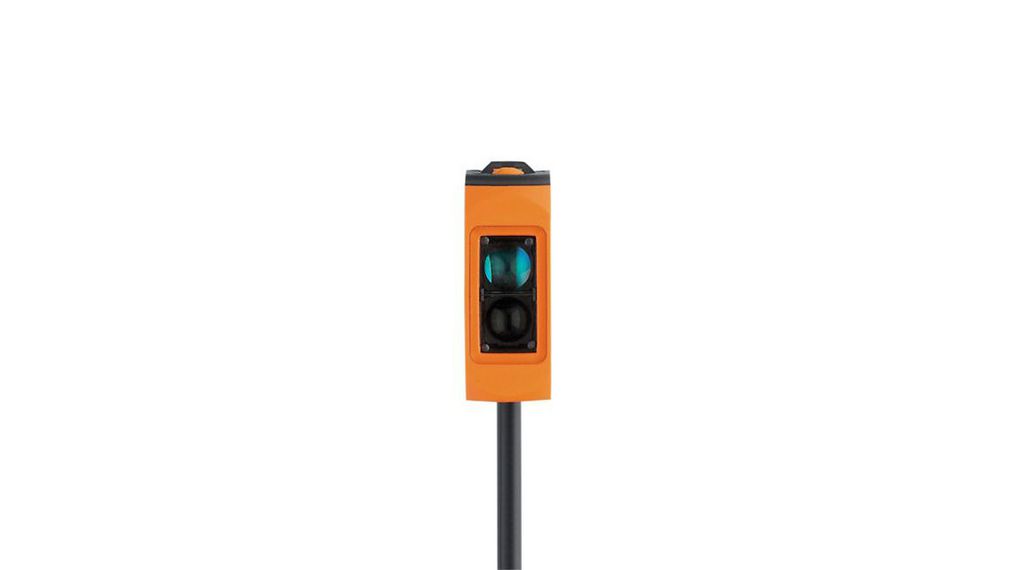 ifm electronic Diffuse Photoelectric Sensor, Rectangular Sensor PNP 16mA Red Light IP65 / IP67