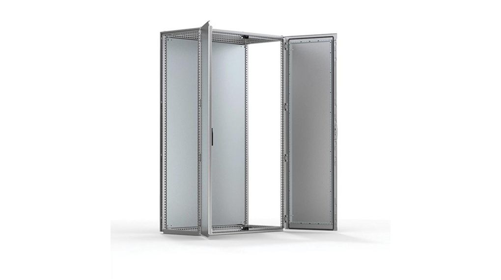 nVent HOFFMAN2000 mm MCDS Series 304 Stainless Steel 2-Door Floor Standing Enclosure, Double Door Door, IP55600 mm, 1200x1200x2000mm 304 Stainless Steel IP55