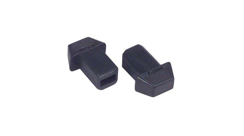 Usb Cover For Type B Jacks Package/10, Schwarz, Packung à 10 Stück