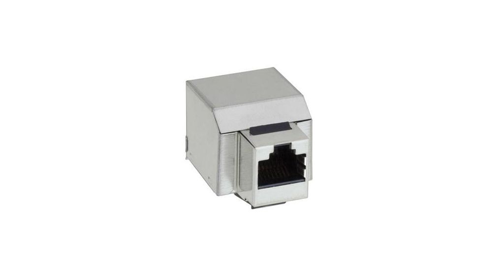 L-Com 1 -Way MJ11 Series RJ ConnectorFemale, Cat5e, Shielded Shield Straight 1 Port Buchse Gerade
