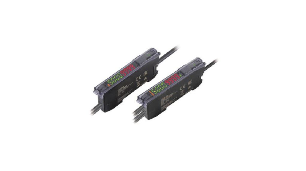 Omron Fibre Amplifier 3 um, NPN Output, 720 mWWire, IP5024 V