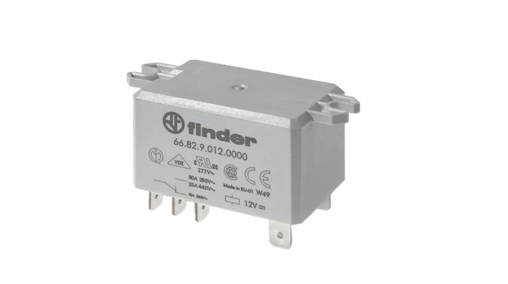 Relay Module Elfa 668282301000 | Finder PCB Non-Latching Relay, 230 V Coil, 30 A ...