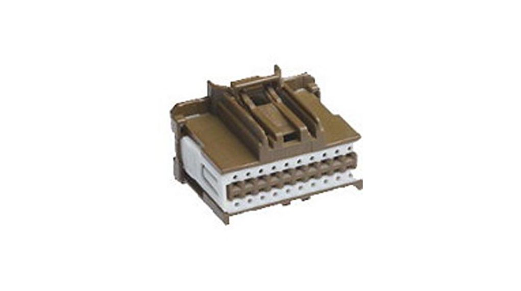 34729-0162 | Molex , 34729 Automotive Connector Female Brown Board 12 ...