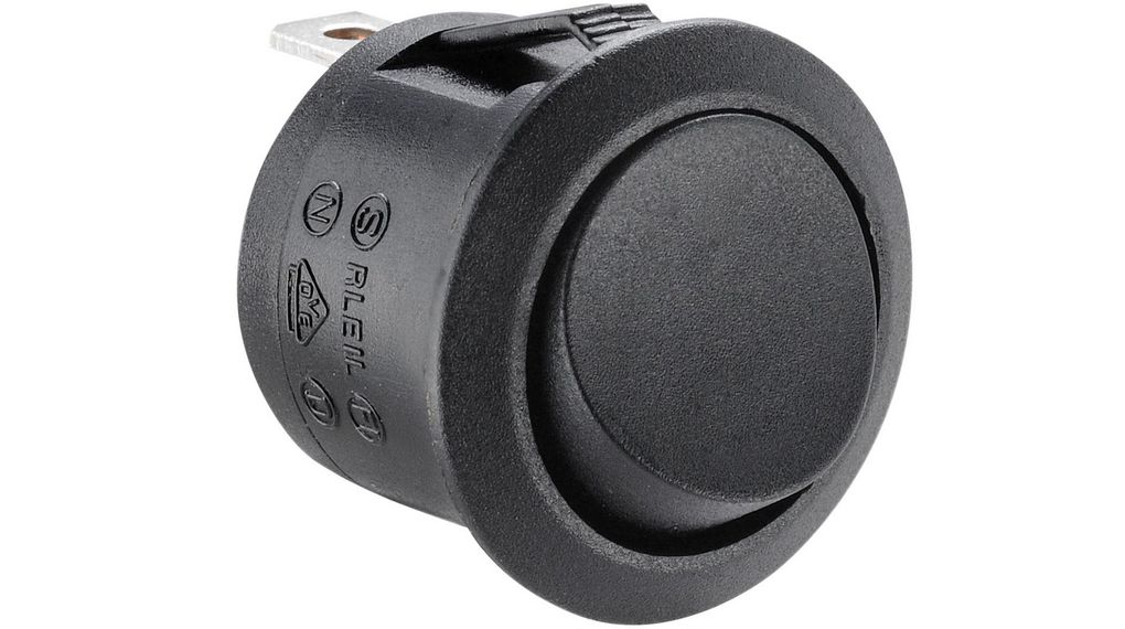 SPST, (On)-Off Rocker Switch