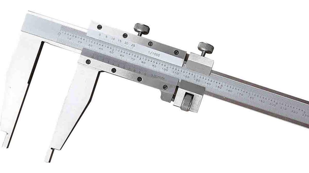 600mm, 24in Vernier Caliper 0.001 in, 0.02 mm Resolution, Imperial, Metric