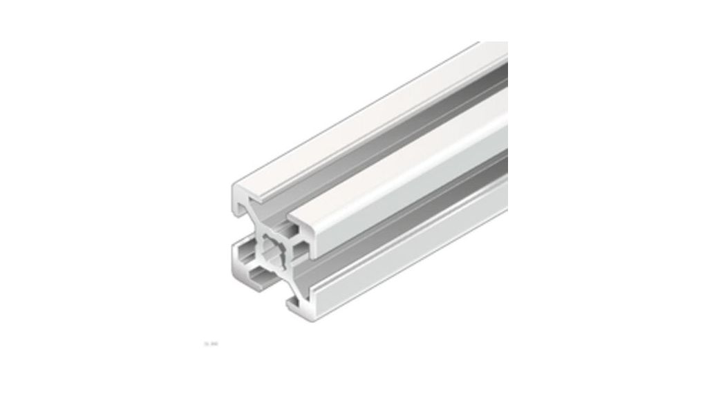 Bosch Rexroth Silver Aluminium Profile Strut, 20 x 20 mm, 6mm Groove, 1000mm Length, 1000