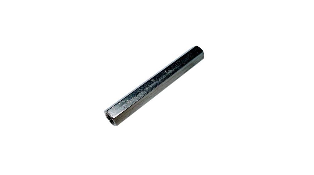 Standoff, M2 x M2 Thread, 5mm Body, Stainless Steel, Female/Female, 5mm Stud, Paket med 10 delar