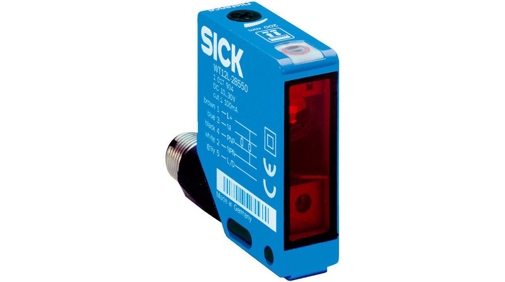 1018251 | Sick SICK Background Suppression Photoelectric Sensor, Block ...