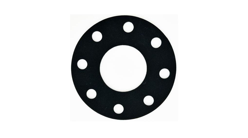 EPDM Full Face Gasket, 115mm Bore, 220mm Outer Diameter, 115 x 3mm