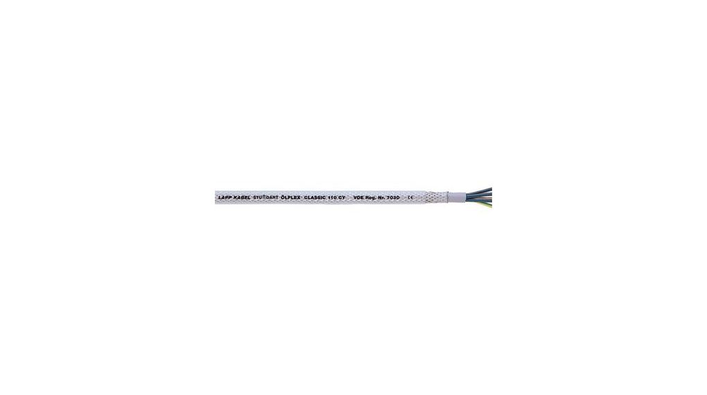 1135403 | Lapp OLFLEX CLASSIC 110, 100 m 3 Core, Transparent Polyvinyl ...