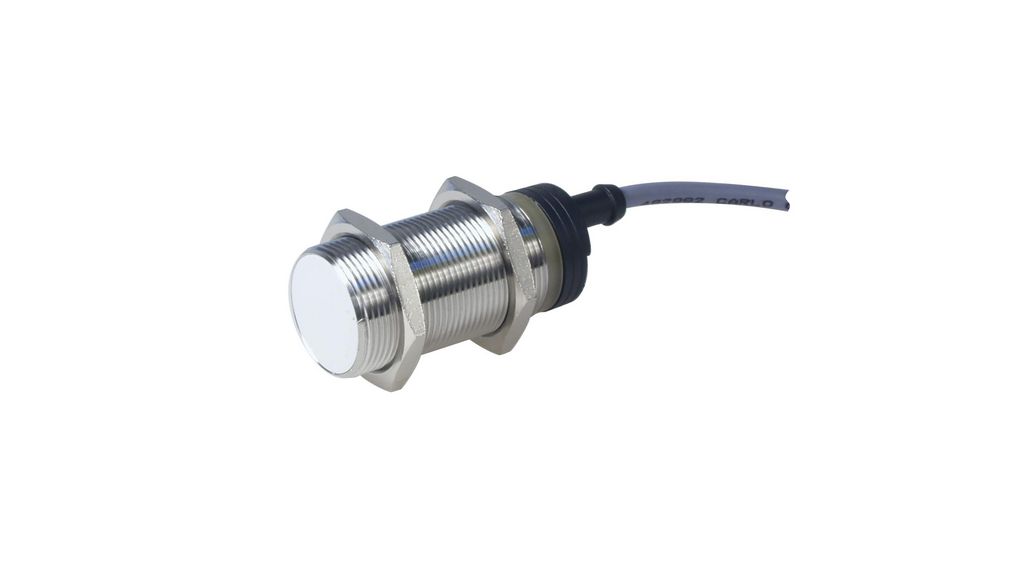 Carlo Gavazzi Inductive Threaded Barrel Proximity Sensor, M30, 10 mm Detection, PNP NC, 10 → 40 V dc IP67