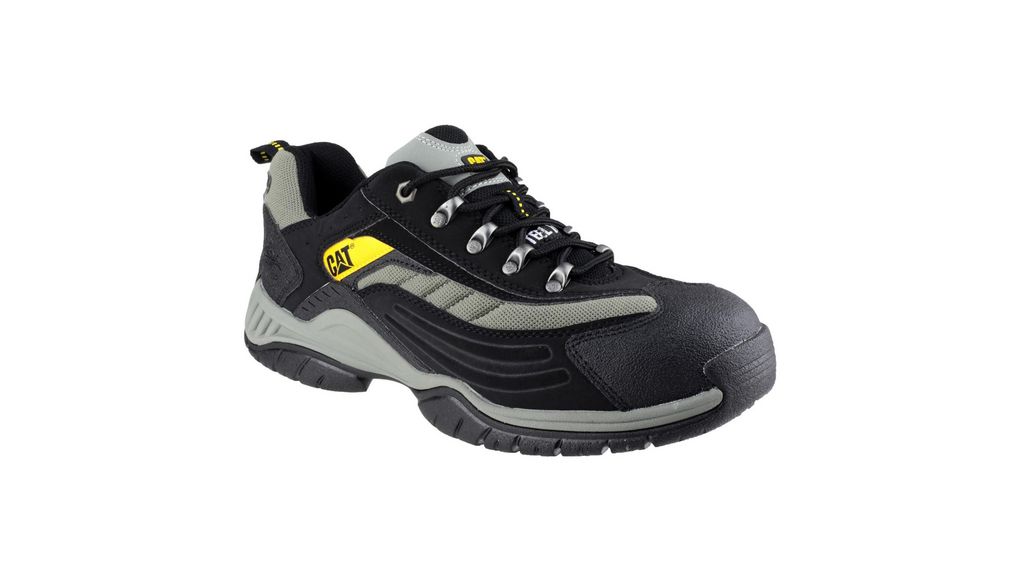 Caterpillar MOOR Unisex Black Steel Toe Capped Safety Shoes, UK 9, EU 43