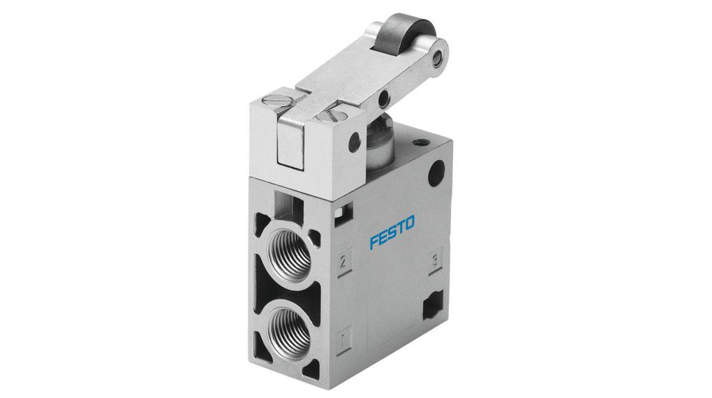 RO-3-1/4-B | Festo Roller Lever 3/2 Way Valve, Monostable Mechanical ...