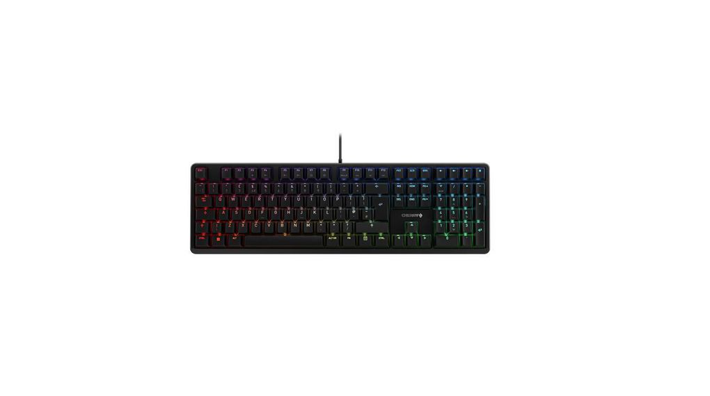 Cherry CHERRY G80-3000N RGB Wired USB Keyboard, QWERTY (UK), Black