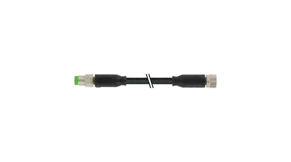 Murrelektronik Limited Straight Male 3 way M8 to Straight Female 3 way M8 Sensor Actuator Cable, 5m Conductors