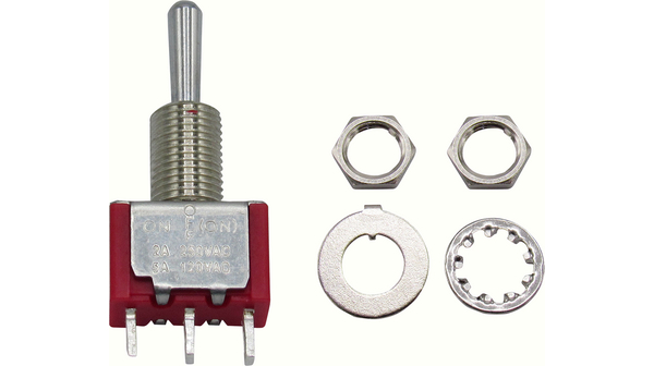 Miniature Toggle Switch ON-OFF-(ON) 2 A / 5 A 1CO