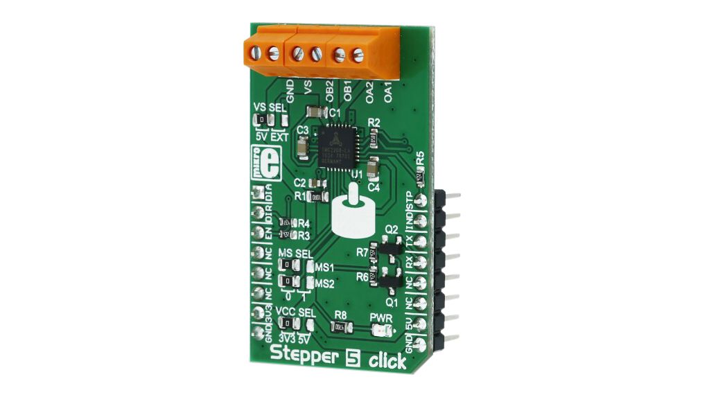 Mikroe 2624 Mikroelektronika Stepper 5 Click Bipolar Stepper Motor Driver Module 5v 4527