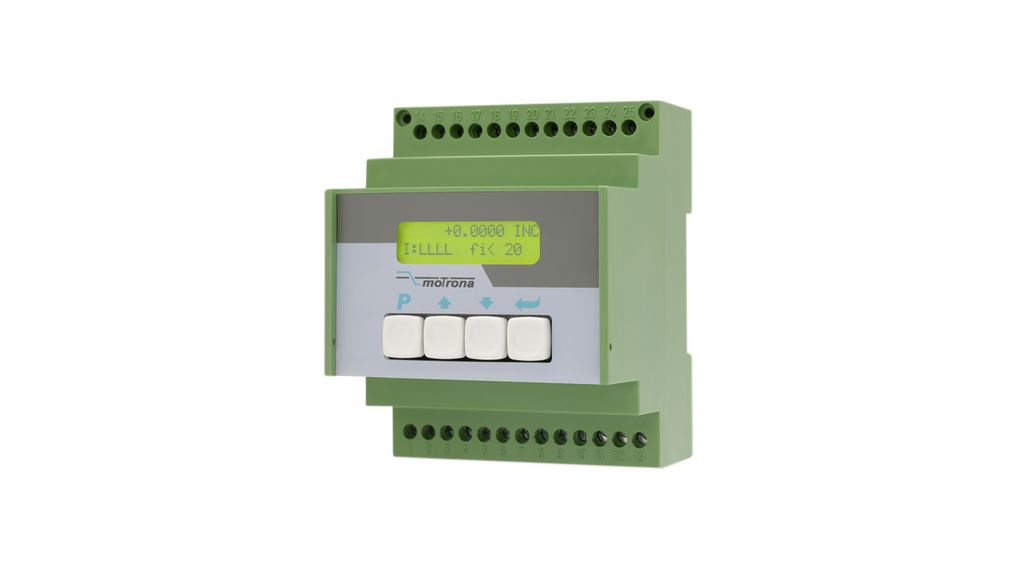 Impulse and Frequency Multiplier Frequency / Pulse 24V 65mA DIN Rail Mount 1.5mm² Screw Terminal
