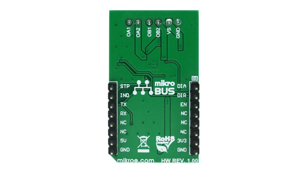 Mikroe 2624 Mikroelektronika Stepper 5 Click Bipolar Stepper Motor Driver Module 5v 1798