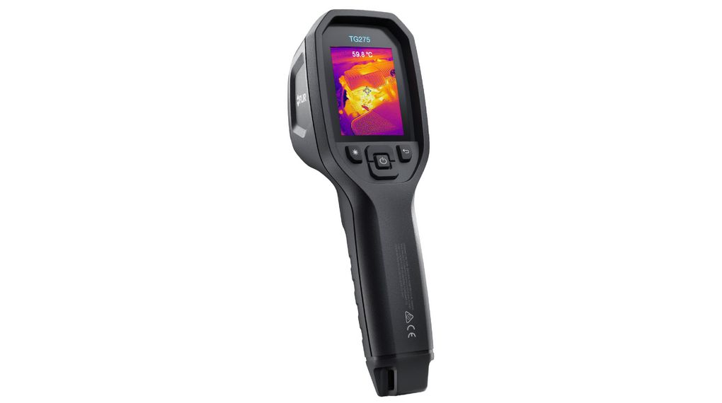 Thermal Imager, LCD, -25 ... 550°C, 8.7Hz, IP54, Fixed, 160 x 120, 57 x 44°