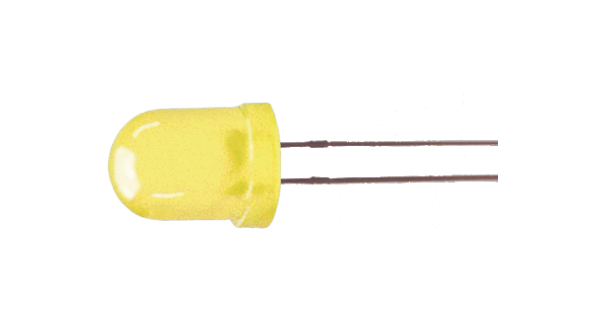 LED 590nm Jaune 8mm T-2 1/2 Lot de 5 pièces
