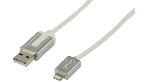 Lightning sync and charging cable for Apple