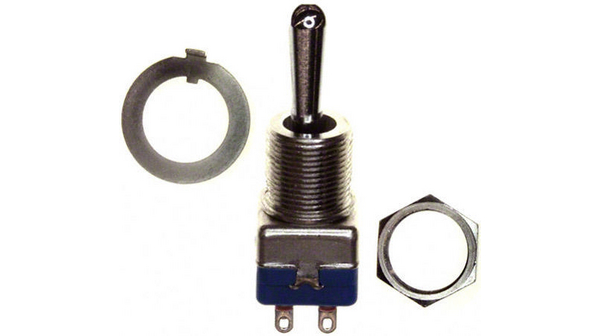 Interrupteur à bascule ON-OFF-ON maintenu 4 A 2CO