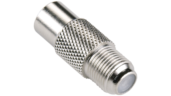 Adapter Coax Plug (IEC) / F vrouwelijk