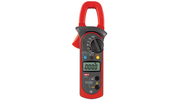Current Clamp Meter, Average, 40MOhm, 1MHz, LCD, 400A