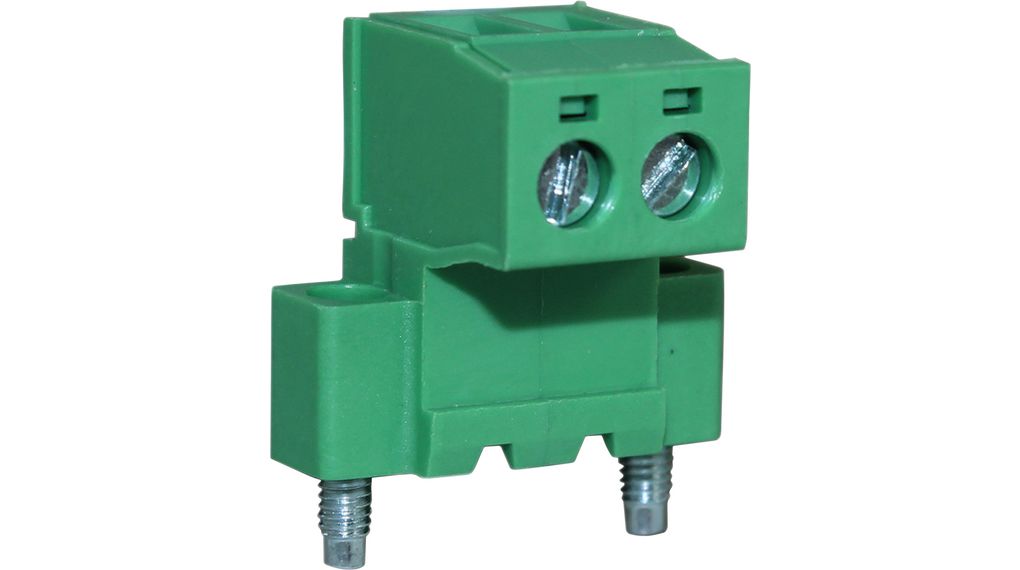 Wire-To-Board Terminal Block, THT, 5.08mm Pitch, Right Angle, Screw, Rising Clamp, 2 Poles