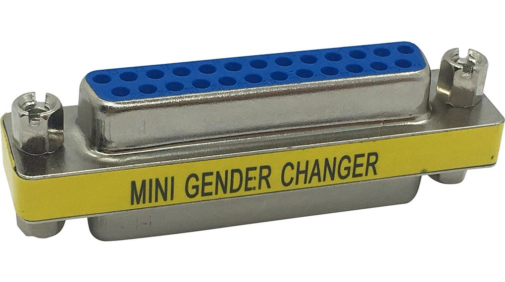 D-Sub Gender Changer, D-Sub 25-Pin Socket - D-Sub 25-Pin Socket
