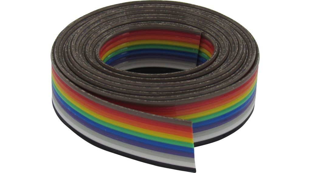 Flat Ribbon Cable 20x 0.08mm² Unscreened 30m