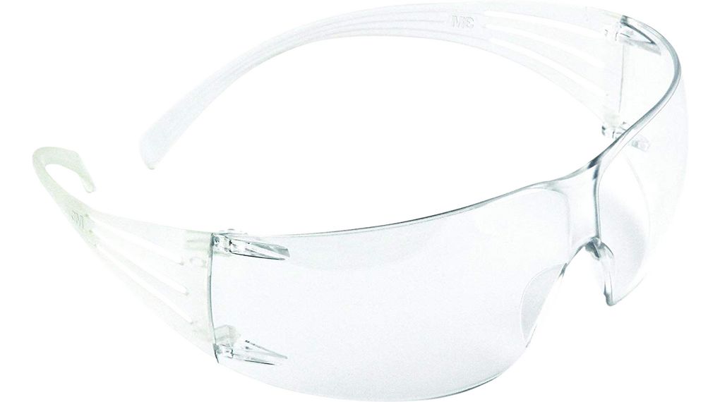SecureFit Safety Glasses, Clear, Polycarbonate (PC), Anti-Scratch
