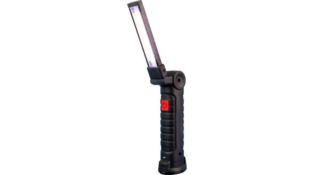 Pracovní inspekční LED světlo s nabíjením přes USB, Černá