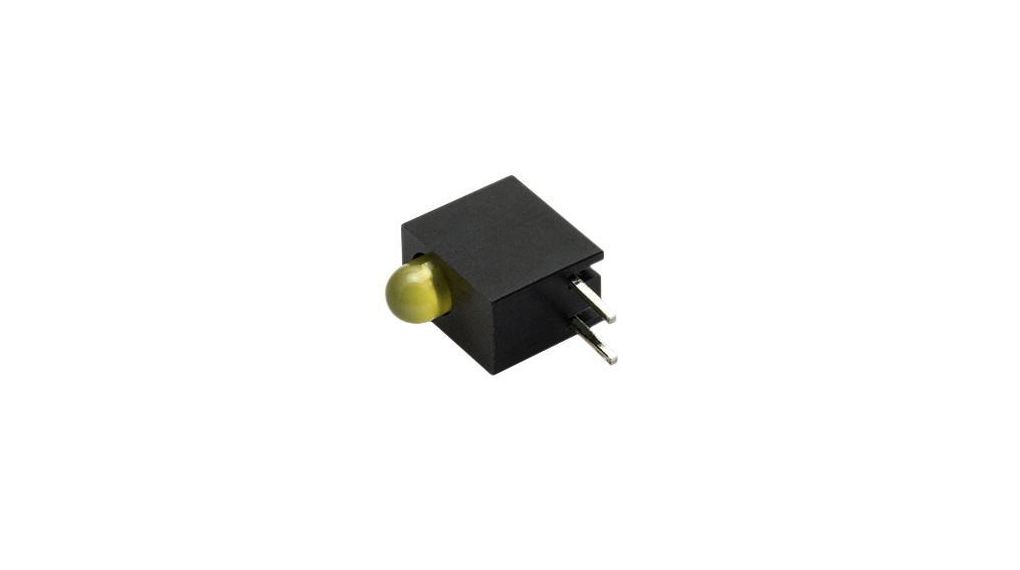 PCB LED 3mm Yellow 160mcd 592nm