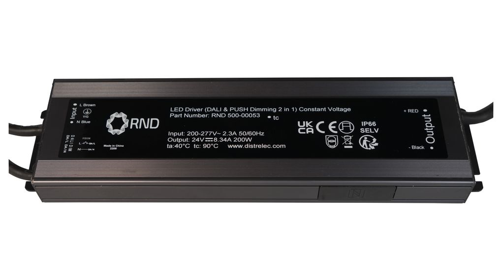 LED-Treiber, DALI Dimmbar CV, 200W 8.34A 24V IP66