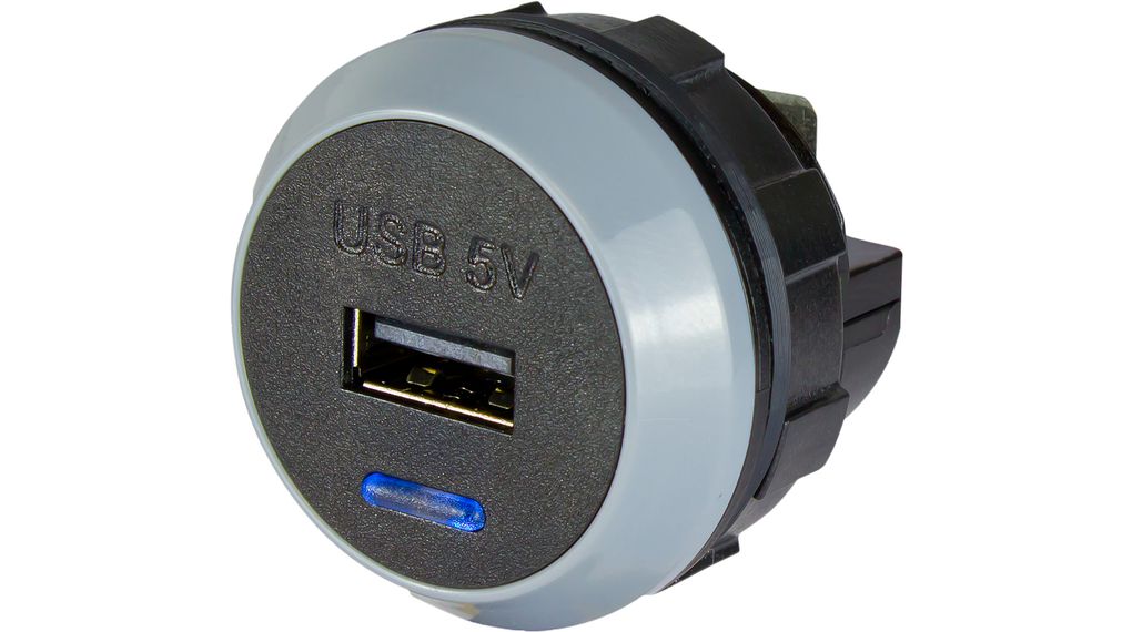 Töltő, Car, 1x USB-A, 2.1A, 10W, Fekete