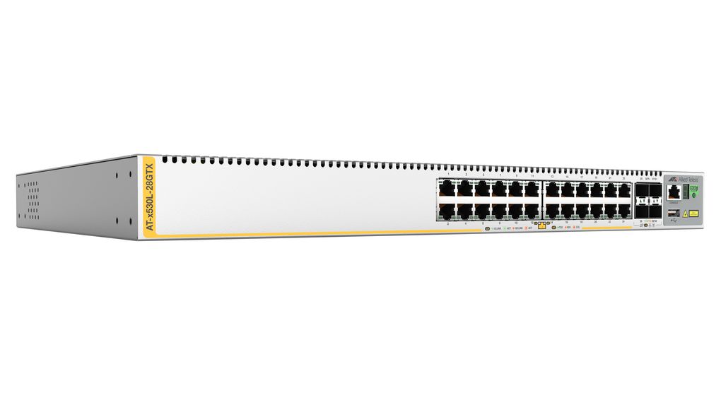 Ethernet-schakelaars, RJ45-poorten 24, SFP+ Ports 4, 10Gbps, Layer 3 beheerd