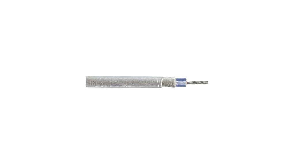 Koaxiální kabel Micro PFA 0.34mm 50Ohm Pocínovaná měď Bílá 100m