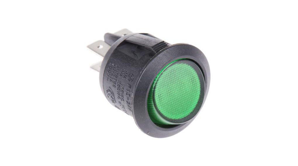 (Bulgin) Ltd Illuminated DPST, On-Off Rocker Switch Panel Mount