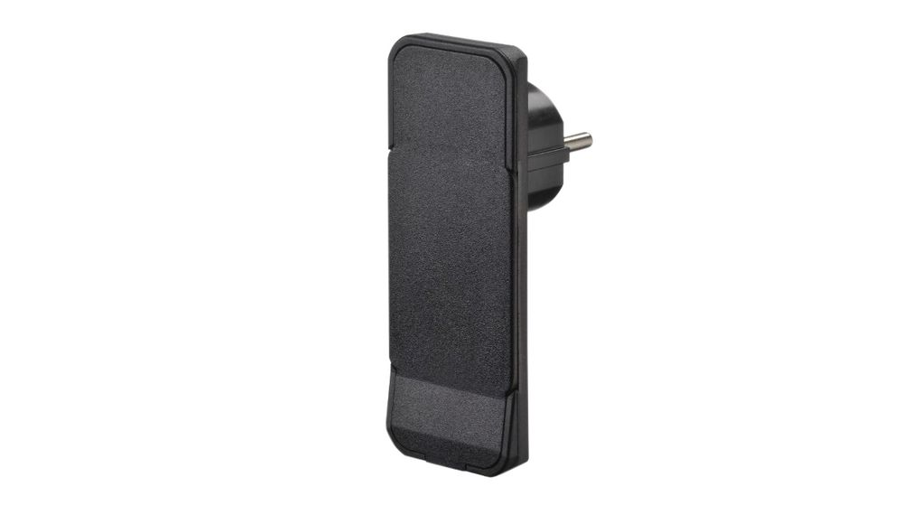 Safety Plug DE/FR Type F/E (CEE 7/7) Plug 250V Black